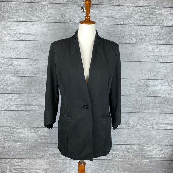 CAbi Jackets & Blazers - Cabi Turner Ponte Knit Black Blazer #3026 Size 10